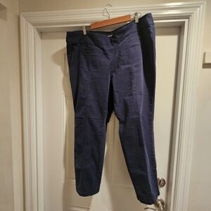 Style & Co. Blue Trousers with Relaxed Fit
